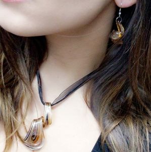 Glass Statement Jewelry Set BOGO FREE